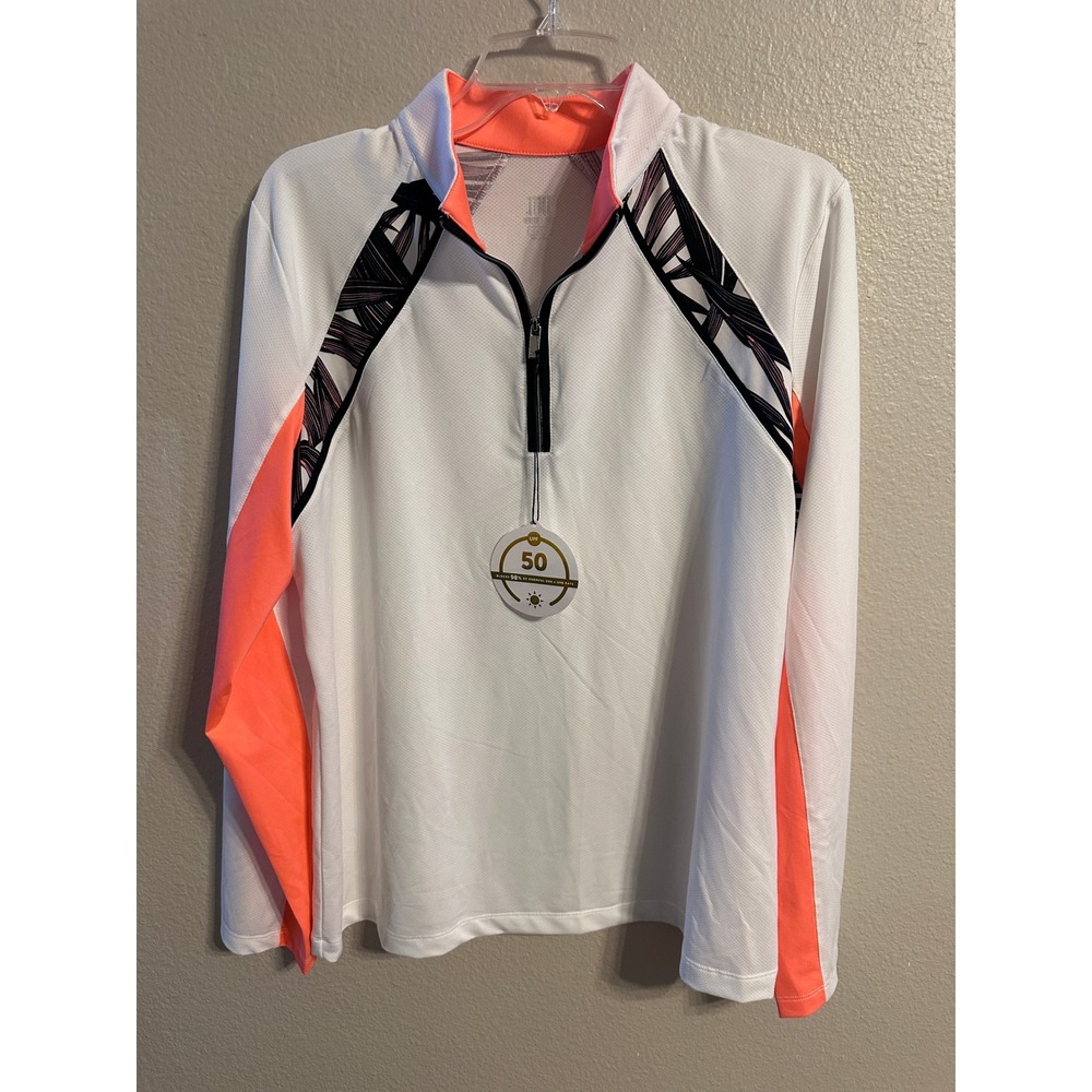 Tail White Label XL Golf Pullover Long Sleeve 1/4 Zip Athletic Top